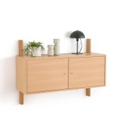 Ящик Настенный с 2 дверками из дуба Badis единый размер каштановый LA REDOUTE INTERIEURS  фото, kupilegko.ru